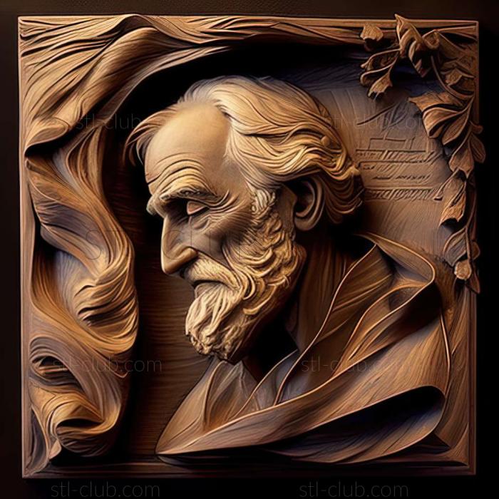 3D model Frederick Judd In American artist (STL)